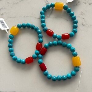 Bead Colorful Bracelets set of 3